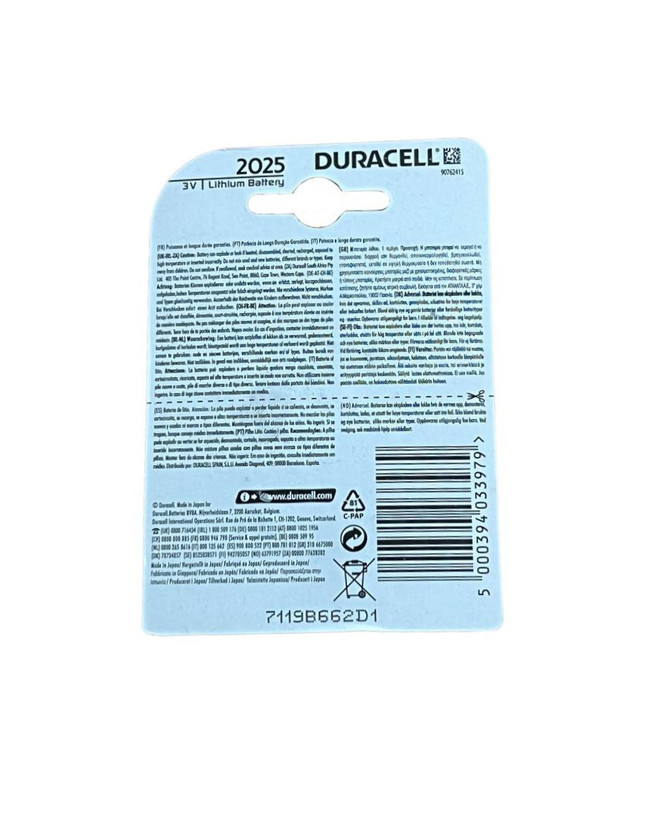 باتری سکه ای مدل دوراسل