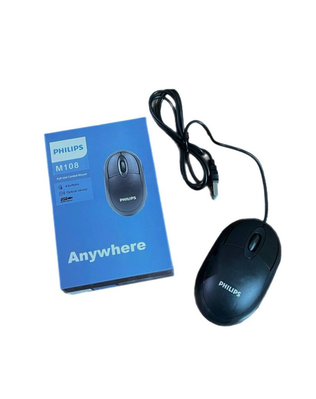 ماوس باسیم مدل Philips m108