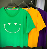 کراپ دخترانه و زنانه طرح لبخند