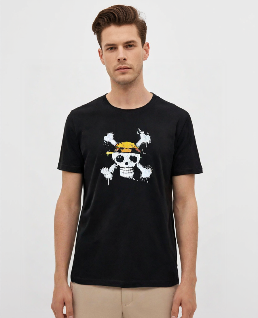 تیشرت لانگ طرح دار