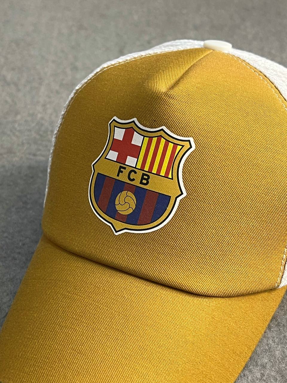 کلاه کپ فوتبالی مدل بارسلونا
