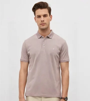 خرید تیشرت جودون یقه دار مردانه