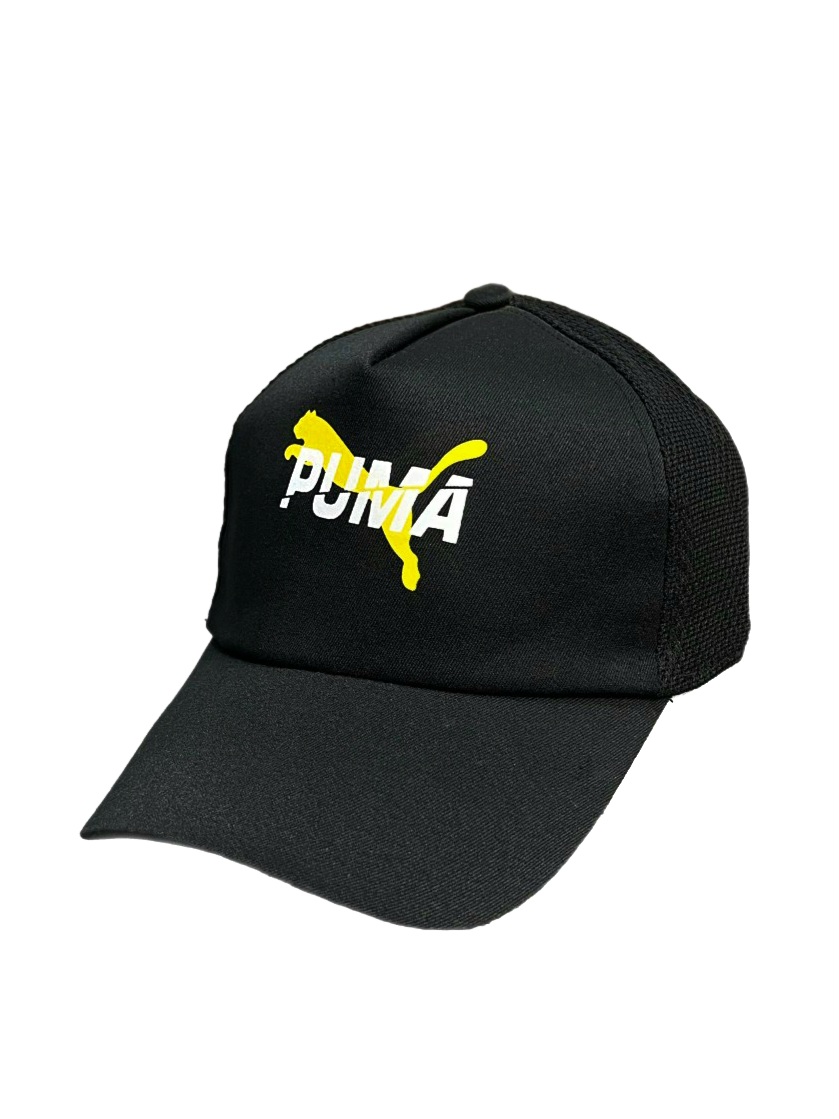 کلاه کپ اسپرت پشت تور رنگ مشکی