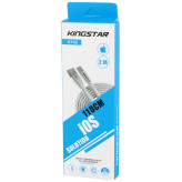 کابل آیفونی مدل KingStar K112i 2.1A طول ۱.۱متر