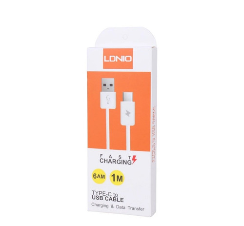 کابل تایپ سی فست شارژ مدل الدینیو Highcopy طول 1 متر